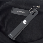 Amiri Staggered Logo Hoodie 'Black'(AMJYHD1052-BLACK） - 图片 8
