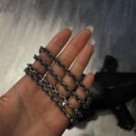 𝐂𝐡𝐫𝐨𝐦𝐞 𝐡𝐞𝐚𝐫𝐭𝐬 stone inlaid letter necklace（CHROME HEARTS 316） - 图片 6