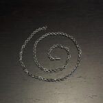 𝐂𝐡𝐫𝐨𝐦𝐞 𝐡𝐞𝐚𝐫𝐭𝐬 stone inlaid letter necklace（CHROME HEARTS 316） - 图片 9