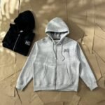 Nike x Stussy Full-Zip Fleece Hoodie "Gray"（FJ9181-050）