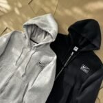 Nike x Stussy Full-Zip Fleece Hoodie "Gray"（FJ9181-050） - 图片 3