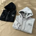 Nike x Stussy Full-Zip Fleece Hoodie "Gray"（FJ9181-050） - 图片 7
