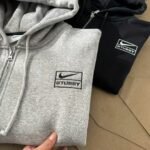 Nike x Stussy Full-Zip Fleece Hoodie "Gray"（FJ9181-050） - 图片 5
