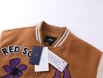 MLB logo embroidered vintage baseball jacket"brown"（3AJPF0124-43BGD） - 图片 4