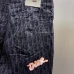 DIOR And Kaws logo print jeans（513D021B321X-C584） - 图片 5