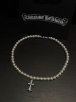 CHROME HEARTS Pearl Cross Necklace（CHROME HEARTS 246） - 图片 6