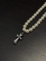 CHROME HEARTS Pearl Cross Necklace（CHROME HEARTS 246） - 图片 4