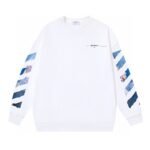 Off-White Side Stripe Round Neck Ordinary Version Black（OMBA025R190030121088） - 图片 3