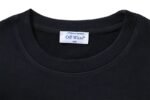 Off-White Side Stripe Round Neck Ordinary Version Black（OMBA025R190030121088） - 图片 5