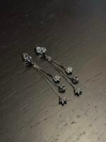 Chrome Hearts Cross Tassel Stud Earrings（CHROME HEARTS 352） - 图片 6