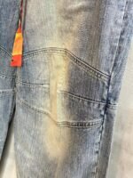 BALENCIAGA Men's George V Baggy Pants "Light Blue"（814161TNW655760） - 图片 5