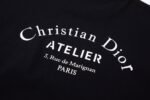DIOR Christian DIOR Atelier Logo Crewneck Unisex Black（863J621I0533-C980） - 图片 9