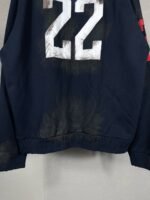 BALENCIAGA Embroidered Zip-up Hoodie Navy (720425-TNVK7-4100） - 图片 9