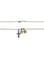 Chrome Hearts Gold-plated sugar cube cross necklace（CHROME HEARTS 400） - 图片 4