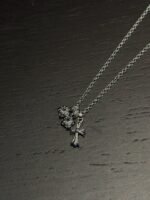 Chrome Hearts Gold-plated sugar cube cross necklace（CHROME HEARTS 400） - 图片 3