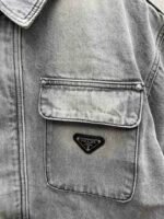 PRADA Denim Jackets Men Gray (GEB231-13B4-F01AY-S-232） - 图片 6