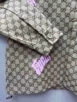 GUCCI embroidered canvas and linen blend jacket（834304-ZAM7G-2580） - 图片 3