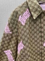 GUCCI embroidered canvas and linen blend jacket（834304-ZAM7G-2580） - 图片 5