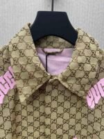 GUCCI embroidered canvas and linen blend jacket（834304-ZAM7G-2580） - 图片 9