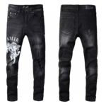 Amiri Cherub Jean 'Aged Black' (MDS117-023）