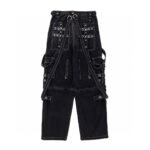 BALENCIAGA Men's Raver Baggy Pants in Black（681693TBP471055） - 图片 2