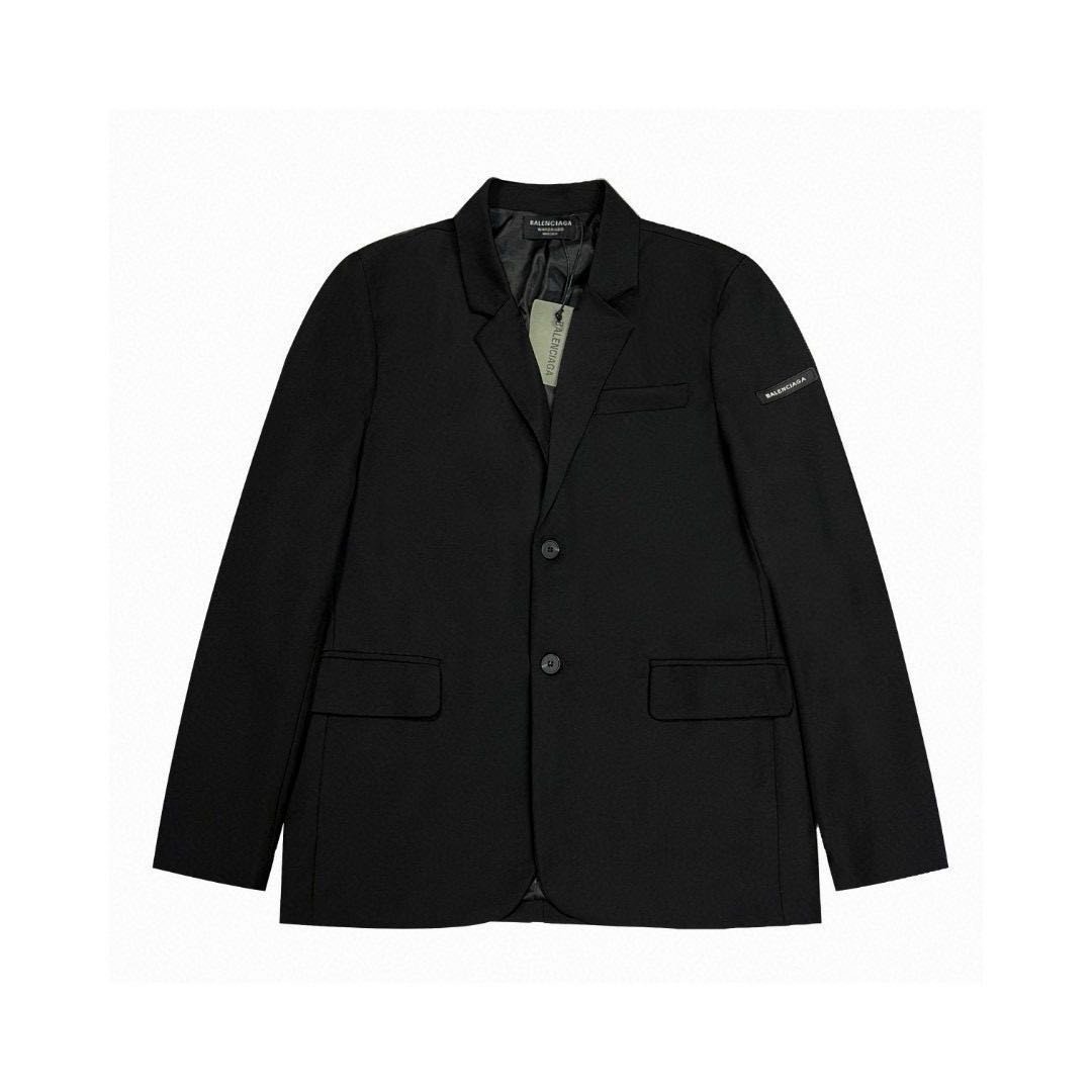 20250818-160908 Balenciaga Men's Washed Jacket in Black(674430TJO251000) - 图片 1