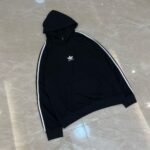 adidas BALENCIAGA Hoodie Large Fit "Black"（729322TNVN28482） - 图片 3