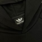 adidas BALENCIAGA Hoodie Large Fit "Black"（729322TNVN28482） - 图片 8