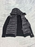 MONCLER Men's Logo Patch Knit Hooded Padding-NFCバージョン（G20919B50800A9340777） - 图片 6