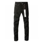 Purple Brand Black Oil Spill Jean Black (P001-BOP） - 图片 3
