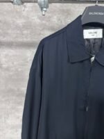 CELINE blouson jacket with triomphe embroidery (2W47B585X-07MR） - 图片 4