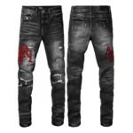 Amiri Staggered Logo Jean Rain Grey (AMDNSY1060-GREY） - 图片 3