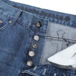 Chrome Hearts Fleur Knee Cross Patch Jeans (CH-FW22-569） - 图片 6