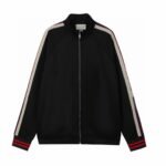 Gucci Technical Jersey Jacket Black Men's（474634-X5T39-1008）