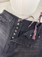 BALENCIAGA Men's George V Baggy Pants "Black"（814161TQW641089） - 图片 6