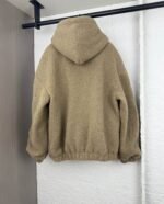 Celine Hooded jacket in wool and cotton fleece (RV0SC0T87-02BL） - 图片 10