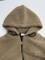Celine Hooded jacket in wool and cotton fleece (RV0SC0T87-02BL） - 图片 3