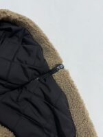 Celine Hooded jacket in wool and cotton fleece (RV0SC0T87-02BL） - 图片 4