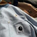 sacai x Carhartt WIP FW23 Collaboration Fake Two-Piece Jacket "Black"（23-03110M-001） - 图片 5