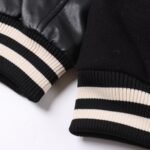 MLB logo embroidered vintage baseball jacket（3AJPF0124-50BKS） - 图片 6