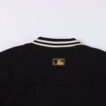 MLB logo embroidered vintage baseball jacket（3AJPF0124-50BKS） - 图片 8