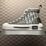 Dior B23 High Top Sneaker Dior Oblique Canvas "Black"（3SH118YJP-H961）