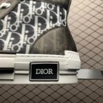 Dior B23 High Top Sneaker Dior Oblique Canvas "Black"（3SH118YJP-H961） - 图片 4