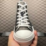 Dior B23 High Top Sneaker Dior Oblique Canvas "Black"（3SH118YJP-H961） - 图片 9