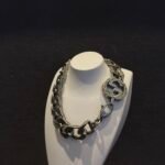 GUCCIインターロッキングG シルバー チェーンブレスレット（454285-J8400-0811） - 图片 6