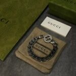 GUCCIインターロッキングG シルバー チェーンブレスレット（454285-J8400-0811） - 图片 7