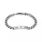GUCCI Ghost Silver Chain Bracelet（455321-J8400-0701）