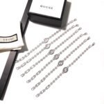 GUCCIインターロッキングG シルバー ブレスレット（481687-J8400-8106） - 图片 2