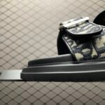 Dior MENS Dior Aqua Sandal Dior Oblique Jacquard "Beige/Black"(3SA135ZSA_H561) - 图片 6