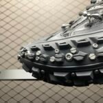 BALENCIAGA Bouncer (Defender) Screw Sneaker With Piercings"Black"（685613W2RAG1081） - 图片 5